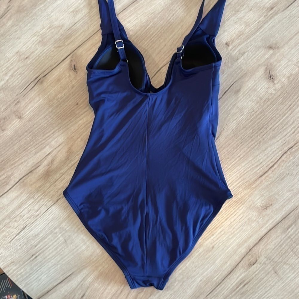 Coastal zone women’s one piece Navy blue swimsuit Size 6 - Picture 4 of 9